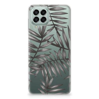 Samsung Galaxy M33 | TPU Case | Leaves Grey Samsung Galaxy M33 | TPU Case | Leaves Grey