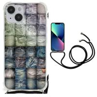 Anti Shock Bumper Case iPhone 14 Plus Spijkerbroeken