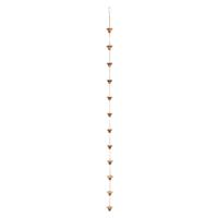 Esschert Design Regenketting/regenmeter - 254 cm - verkoperd staal
