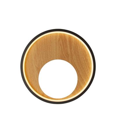Wandlamp Curio - Black Metal & Wood Wandlamp Curio - Black Metal & Wood