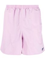 Patagonia short de bain à patch logo - Violet