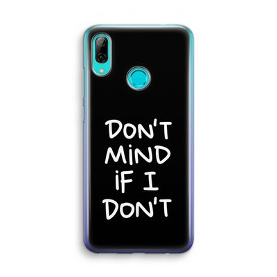 Don't Mind: Huawei P Smart (2019) Transparant Hoesje