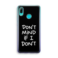 Don't Mind: Huawei P Smart (2019) Transparant Hoesje