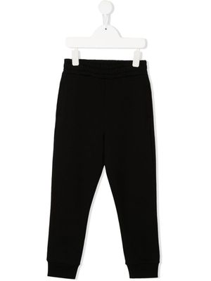 Balmain Kids pantalon de jogging à logo - Noir