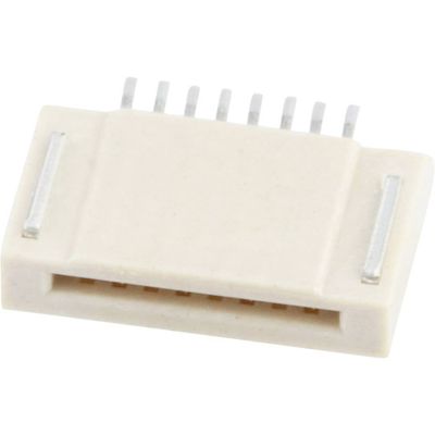 Molex 51281-0894 FFC/FPC-aansluiting Totaal aantal polen: 8 Rastermaat: 0.5 mm 500 stuk(s) Tape on Mini reel Molex 51281-0894 FFC/FPC-aansluiting Totaal aantal polen: 8 Rastermaat: 0.5 mm 500 stuk(s) Tape on Mini reel