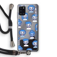 Gezichtjes: Samsung Galaxy A31 Transparant Hoesje met koord