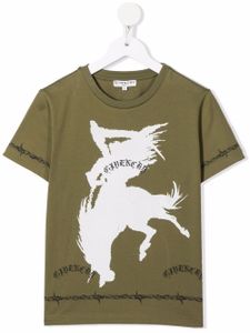 Givenchy Kids t-shirt à imprimé graphique - Vert