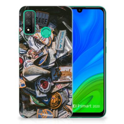 Huawei P Smart 2020 | Siliconen hoesje | met foto Badges