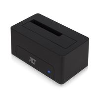 ACT Connectivity 2,5"/3,5" SATA harde schijf docking station dockingstation USB 3.2 Gen1 (5 Gbit/s) - thumbnail