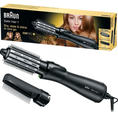 Braun Satin Hair 7 AS720 Heteluchtborstel - Zwart Braun Satin Hair 7 AS720 Heteluchtborstel - Zwart