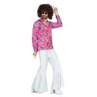 Hippie blouse roze - thumbnail