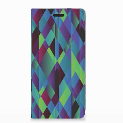 Nokia 3.1 (2018) Stand Case Abstract Green Blue Nokia 3.1 (2018) Stand Case Abstract Green Blue