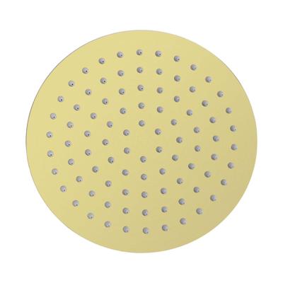 Hoofddouche Aloni | 30 cm | Opbouw | Messing | Rond | Gebosteld goud