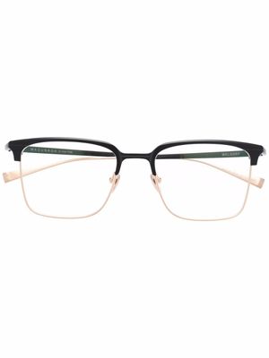 Masunaga lunettes de vue à monture carrée - Noir