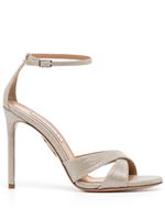 Aquazzura sandales Divine 105 mm en cuir - Argent