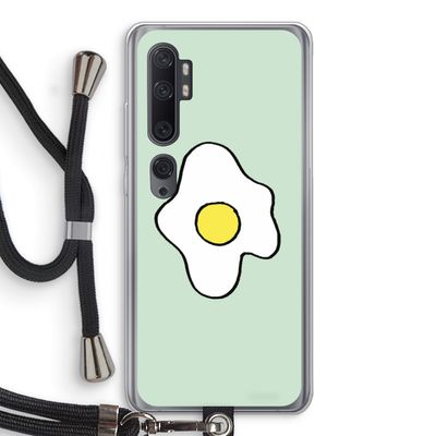 Spiegelei: Xiaomi Mi Note 10 Pro Transparant Hoesje met koord