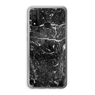 Zwart marmer: Huawei P Smart (2020) Transparant Hoesje