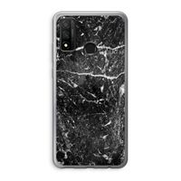Zwart marmer: Huawei P Smart (2020) Transparant Hoesje