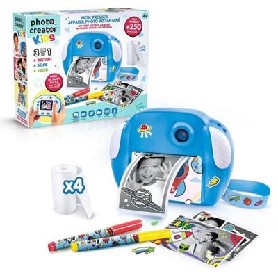 PHOTO CREATOR - Junior instant print camera - Raket thema - CLK 011 - Canal Toys