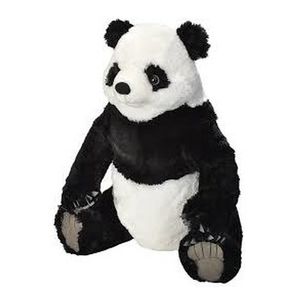 Pluche panda grote dierenknuffel 60 cm   -