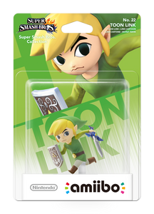 Nintendo Switch Zelda Amiibo Toon Link NO. 22 (Super Smash Bros)