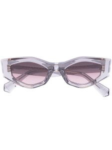 Valentino Eyewear lunettes de soleil à ornements Rockstud - Gris