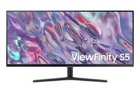 Samsung ViewFinity S5 S50GC computer monitor 86,4 cm (34") 3440 x 1440 Pixels UltraWide Quad HD LED Zwart - thumbnail