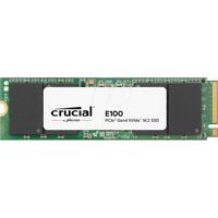 Crucial CT480E100SSD8 E100 SSD, 480 GB, M.2 NVME, PCIe Gen 4, 3D NAND, 2500 MB/s, Green