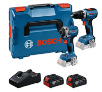 Bosch Blauw Accutoolkit Combipack 18V GSR 18V-65, GDR 18V-215 | 2x GBA 18V 5.0Ah + Lader GAL 18V-40 - 0615A50090 Bosch Blauw Accutoolkit Combipack 18V GSR 18V-65, GDR 18V-215 | 2x GBA 18V 5.0Ah + Lader GAL 18V-40 - 0615A50090