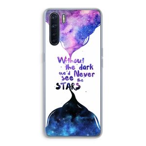 Stars quote: Oppo A91 Transparant Hoesje