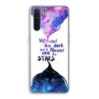 Stars quote: Oppo A91 Transparant Hoesje