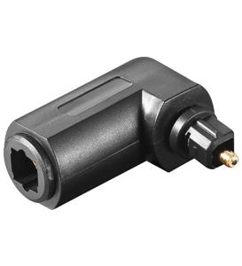 goobay Toslink naar Toslink adapter, 90° adapter