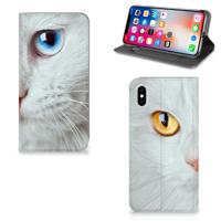 Apple iPhone Xs Max | Hoesje maken | Witte Kat