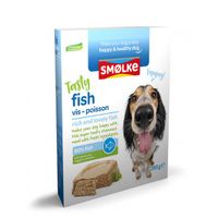 Smølke Tasty Fish vers gestoomde vis nat hondenvoer 2 x (10 x 395 g) - thumbnail