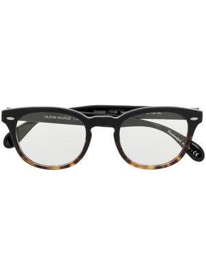 Oliver Peoples lunettes de vue à monture ronde - Noir