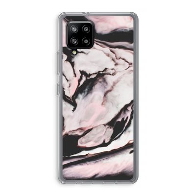 Roze stroom: Samsung Galaxy A42 5G Transparant Hoesje