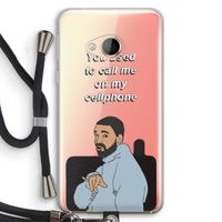 Hotline bling: HTC U Play Transparant Hoesje met koord