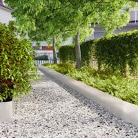 VidaXL Gazonranden 10 st 25x103 cm roestvrij staal