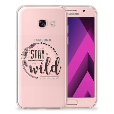 Samsung Galaxy A3 2017 Telefoonhoesje met Naam Boho Stay Wild Samsung Galaxy A3 2017 Telefoonhoesje met Naam Boho Stay Wild