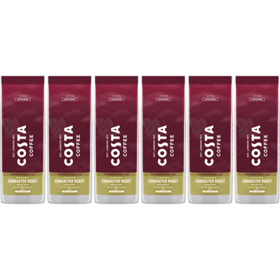 Costa Coffee Character Bright Blend Medium Roast - koffiebonen - 6 x 1 kilo