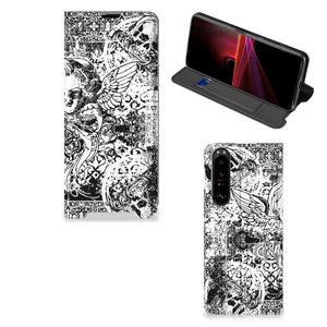 Mobiel BookCase Sony Xperia 1 III Skulls Angel