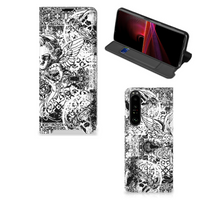 Mobiel BookCase Sony Xperia 1 III Skulls Angel - thumbnail