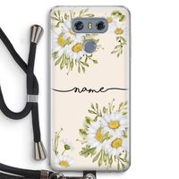 Daisies: LG G6 Transparant Hoesje met koord