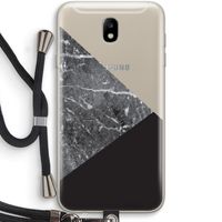 Combinatie marmer: Samsung Galaxy J7 (2017) Transparant Hoesje met koord
