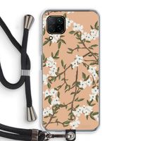 Blossoming spring: Huawei P40 Lite Transparant Hoesje met koord