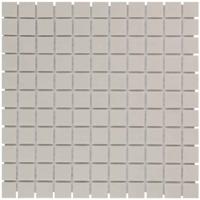 The Mosaic Factory London Mozaiek Tegel Vierkant - Porselein Wit Ongeglazuurd, R11 309x309 mm