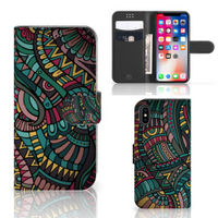 Apple iPhone X | Xs Telefoon Hoesje Aztec - thumbnail