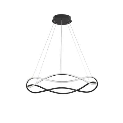 Lyora Design hanglampJinal zwart Ø 80cm - 9348103