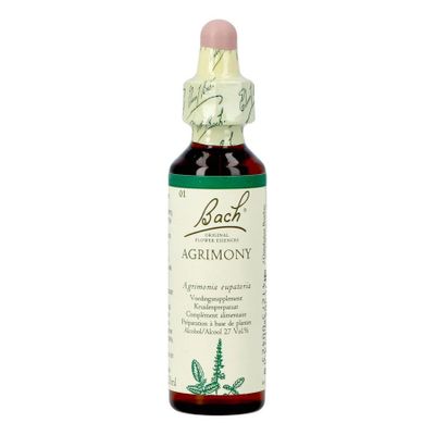 Bach Flower Remedie 01 Agrimony 20ml