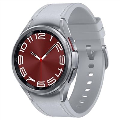 Samsung Galaxy Watch6 Classic SM-R950NZSADBT smartwatch / sport watch 3,3 cm (1.3") OLED 43 mm Digitaal 432 x 432 Pixels Touchscreen Zilver Wifi GPS